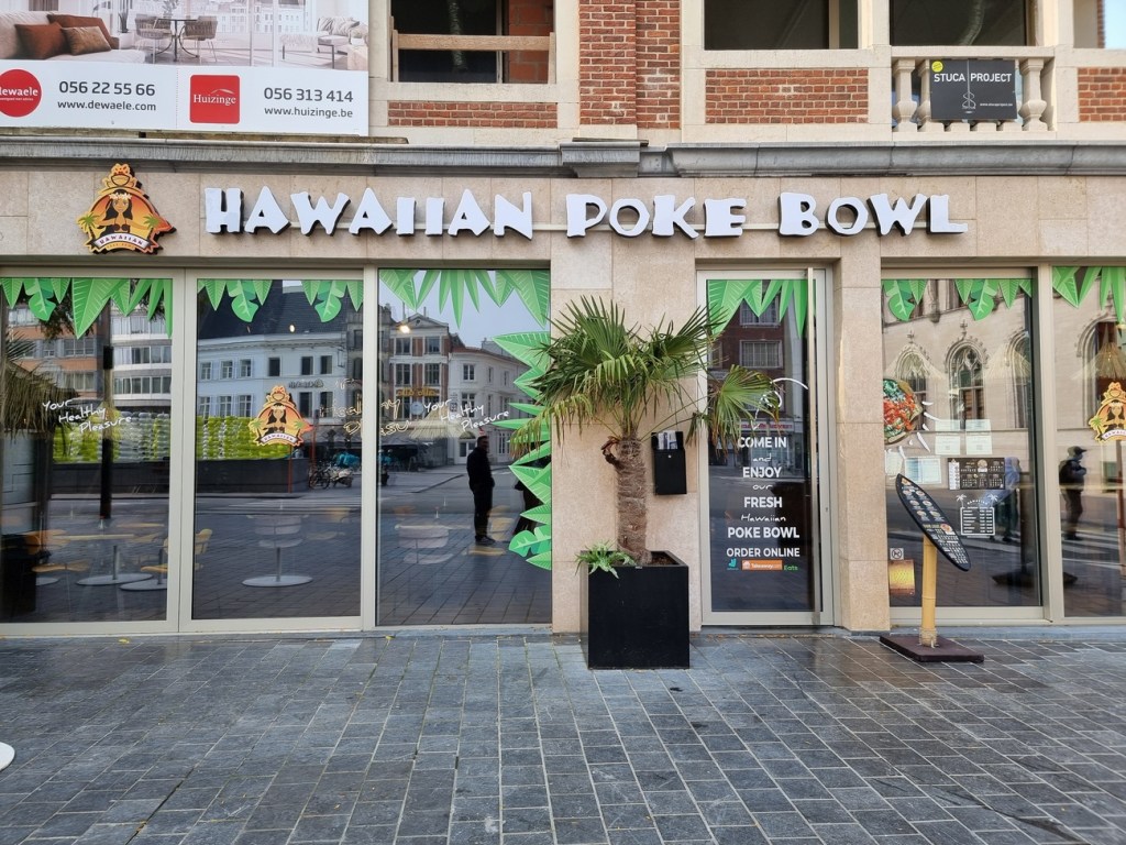 327 Healthy and fresh, lunch at Hawaiian Poke Bowl, Kortrijk The